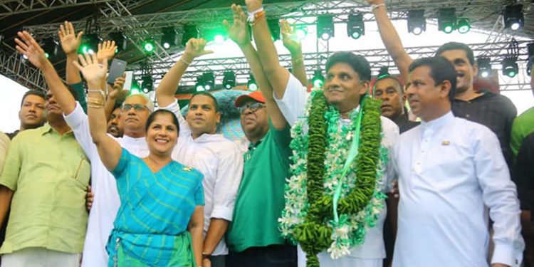 සජිත්ගේ මාතරට මන්ත්රීවරු 77න් 17ක්