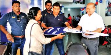 TVS Lanka සමාගමේ  නවතම ප්‍රදර්ශනාගාරය කුරුණෑගලදී විවෘත වේ