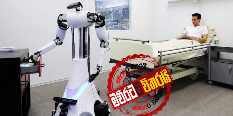 රොබෝ කෙනෙක් හෝමාගමට ඇවිත්