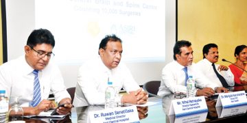 ආසිරි සෙන්ට්‍රල් රෝහල  මොළය සහ කොඳු ඇට පෙළ ආශ්‍රිත සැත්කම් 10,000 ඉක්මවයි