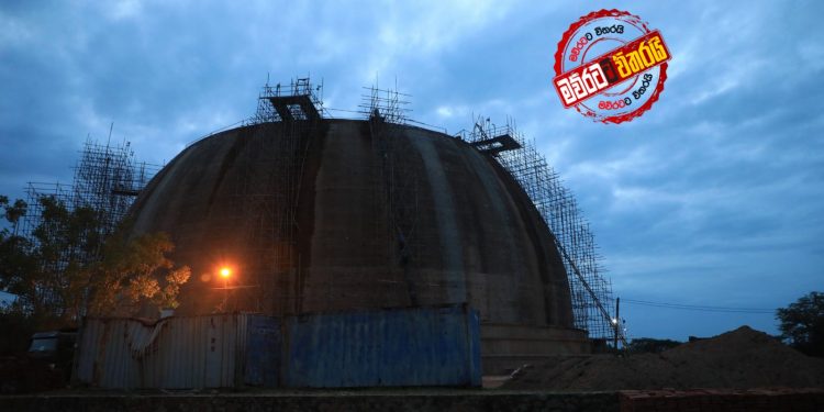 දුටුගැමුණු-එළාර යුද්ධය අවසන් කළ පින්බිමේ යුදවිරුවන් සැමරීමට ඉදිවන සඳහිරුසෑය