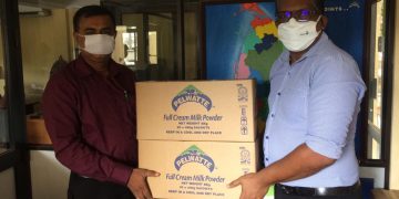 පැල්වත්ත සමාගමෙන්  ‘මිතුරු මිතුරෝ’ සංවිධානයට කිරි පිටි පරිත්‍යාගයක්