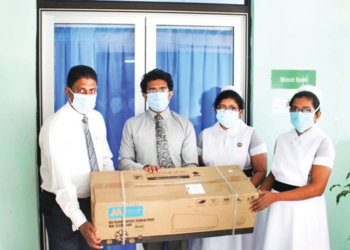 Mans Lanka සමාගම හෝමාගම රෝහලට වායුසමීකරණ යන්ත්‍ර පරිත්‍යාග කරයි