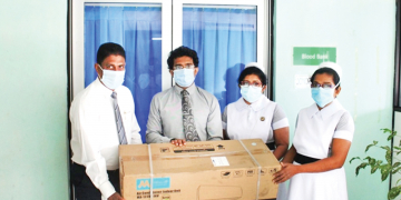 Mans Lanka සමාගම හෝමාගම රෝහලට වායුසමීකරණ යන්ත්‍ර පරිත්‍යාග කරයි