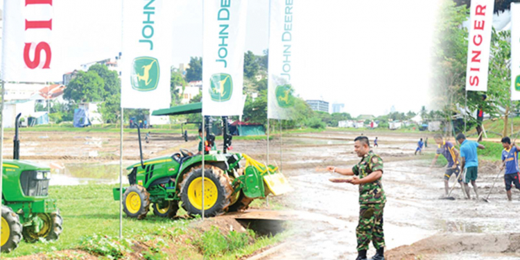 පුරන් කුඹුරු අස්වැද්දීමේ ක්රියාන්විතයට සිංගර් අනුග්රහය