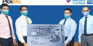 නේෂන්ස් ට්‍රස්ට් බැංකුවේ  ඇමරිකන් එක්ස්ප්‍රස්  PICKME සමඟ  අත්වැල් බැඳගනියි