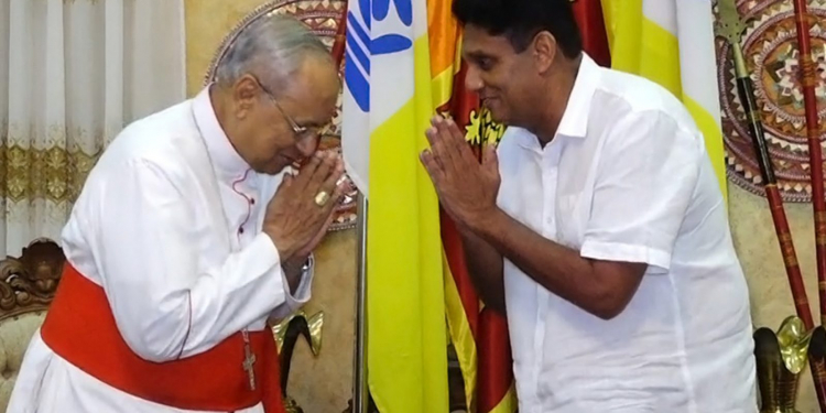 සජිත් කාදිනල් හිමි හමුවුණේ ඇයි? (PHOTOS)