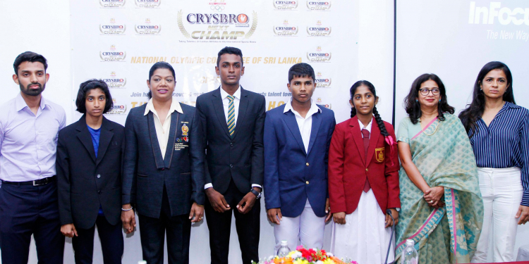 “Crysbro Next Champ” ජාතික ඔලිම්පික් කමිටුව සමග අංකුර ක්රීඩක ක්රීඩිකාවන් සවිබල ගන්වයි