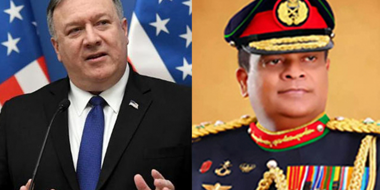 පොම්පියෝ ෂවේන්ද්‍රගේ ඇමරිකානු තහනම ගැනත් කතාකරයි