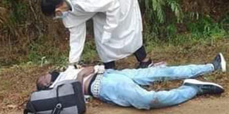 නිරෝධායනයේ සිටි අයෙක් මහපාරේදී මරුට