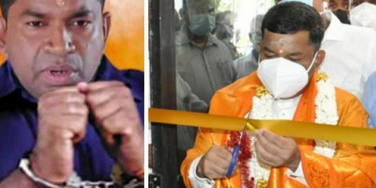 හිරේ ඉන්න ගමන් පිල්ලෙයාන් කෝවිලේ පූජාවකට ගිහින්