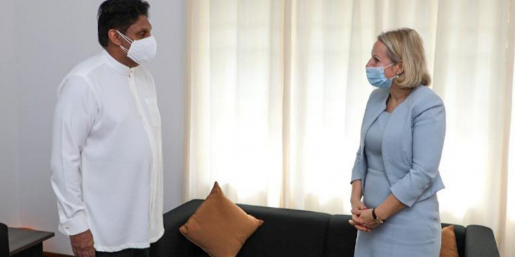 බ්‍රිතාන්‍ය මහකොමසාරිස් සජිත් හමුවන්න එයි