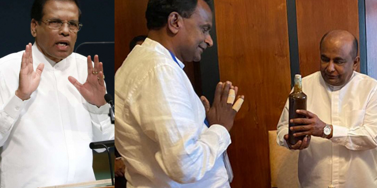 ධම්මිකගේ කොරෝනා පැණියට මෛත්රිපාලත් විරුද්ධ වෙයි