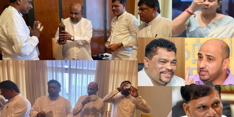 බිව්වා නේද ධම්මික පැණිය… අනේ මගේ ඇමැති පණේ කියන්නකෝ ඇත්ත අනේ… බිව්වා නේද ධම්මික පැණිය…