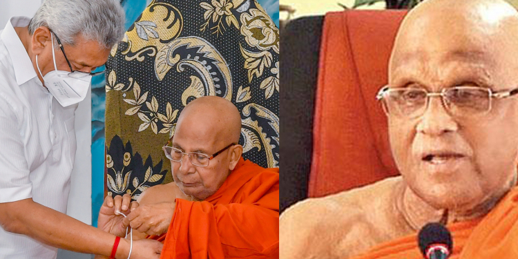 කොටුගොඩ හිමිට-ආනන්ද හිමිට සුබ පතන්න ජනපති පන්සලටම යයි