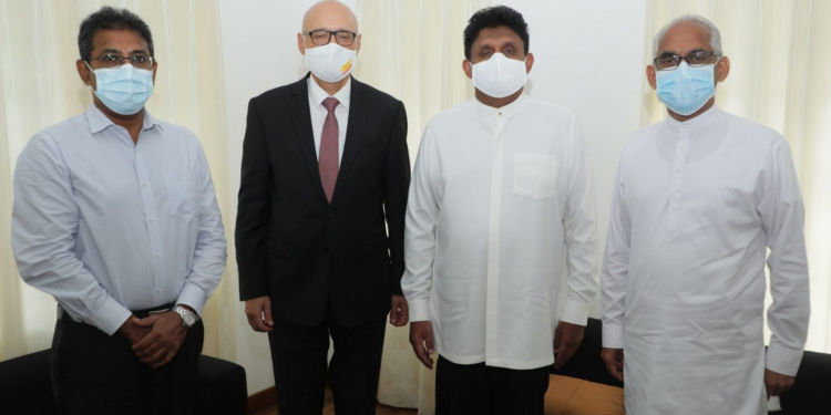 ස්විස් තානාපති හදිසියේම සජිත් හමුවෙන්න ආවේ ඇයි?