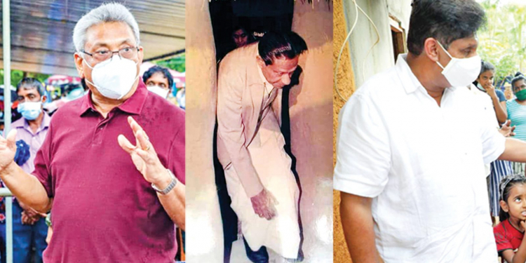 ගෝඨාට එරෙහිව සජිත්: දෙන්නාම තැන තැන තියන් යන මොකද්ද මේ ජංගම සේවාව?
