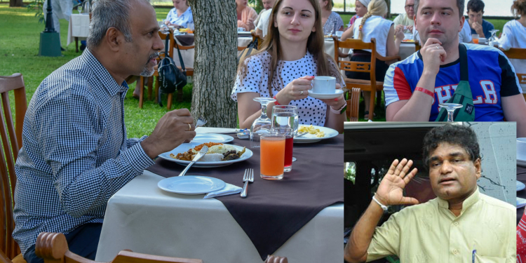 උදයංගගේ යුක්රේන ටීම් එකට ඇමැති විමලවීර බාල්දියක් පෙරළයි