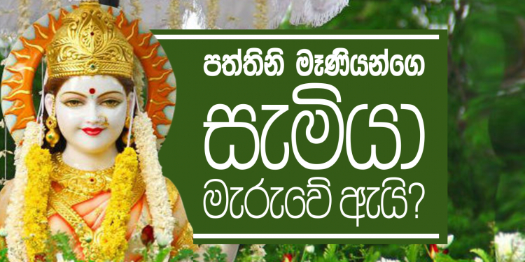 පත්තිනි මෑණියන්ගෙ සැමියා මැරුවේ ඇයි?