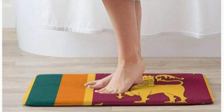 දේශප්‍රේමීන් නැගිටියව්!  ලංකාවේ සිංහ කොඩිය පාපිස්සක!! (PHOTOS)