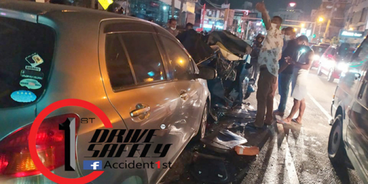 බීලා වාහනේ හප්පලා ත්රීවීලරයේ සිටි මවට-දරුවාට බරපතළයි