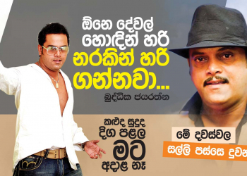 ඕන දේවල් හොඳින් හරි නරකින් හරි කරනවා