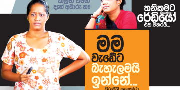 මම වැඩේට බැහැලමයි ඉන්නෙ
