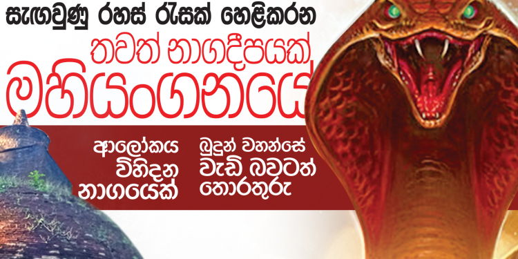 සැඟවුණු  රහස් රැසක් හෙළිකරන තවත් නාගදීපයක් මහියංගනයේ