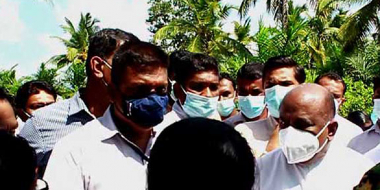 කර්මාන්ත පුරයක් හදන්න වැලිගම ඉඩම් බලන්න ගිය කතානායකට විරෝධය