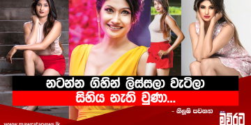 කාටවත් ඇඟිල්ල දික්කරලා මට මොනවත් කියන්න බැහැ…