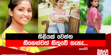 නිළියක් වෙන්න හීනෙන්වත් හිතුවේ නැහැ…