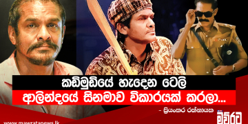 කඩිමුඩියේ හැදෙන ටෙලි ආලින්දයේ සිනමාව විකාරයක් කරලා…