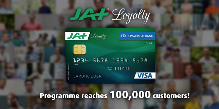 JAT Holdings පාරිභෝගික ලෝයල්ටි වැඩසටහන සාමාජිකයන් 100,000 සීමාව පසුකරයි