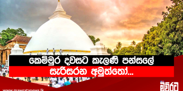 කෙම්මුර දවසට කැලණි පන්සලේ සැරිසරන අමුත්තෝ…