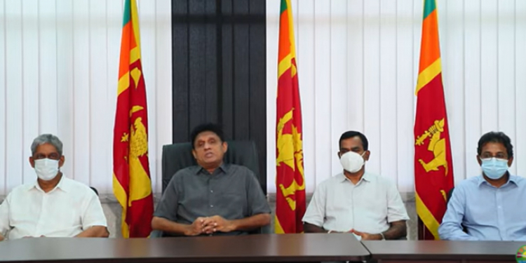 ජනපති අද රෑ ජාතිය අමතන්න කලින් සජිත් නායකයන් එක්ක ඇවිත් උදෙන්ම ජාතිය අමතයි! (VIDEO)