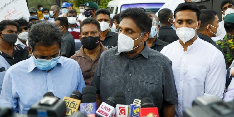 රට පුරා විරෝධතා රැල්ලේ සජබෙ අද හෝමාගම! (PHOTOS & VIDEO)