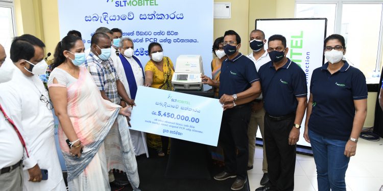 SLT-MOBITEL වෙතින් රෝහල් කිහිපයකට PCR යන්ත්‍ර