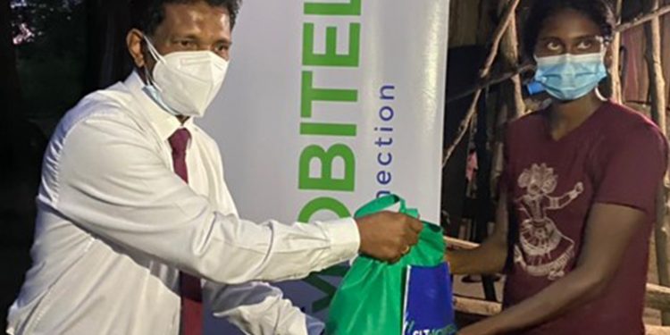 SLT-MOBITEL පොල්ලෙබැද්ද ආදිවාසීන්ට සහන සලසයි