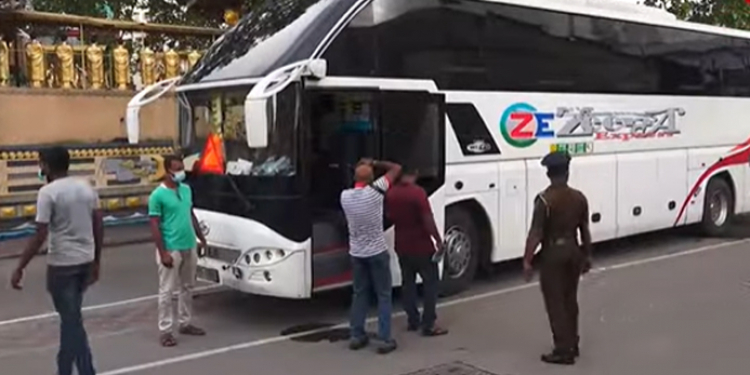 එපා කියලා තියෙද්දීත් මඩකලපුවේ සිට කොළඹ ආ සැප බස් එක!