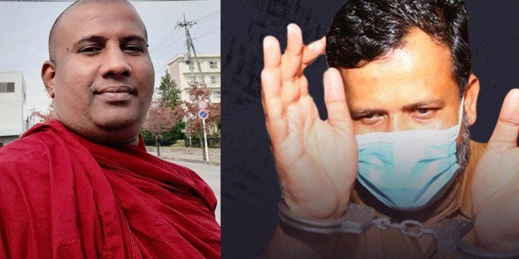 රිෂාඩ්ට සුදත්ත හිමි තවත් බාල්දියක් පෙරළයි! (VIDEO)