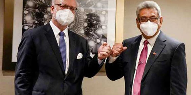 එක්සත් ජාතීන්ගේ ආරක්ෂක මණ්ඩලයේ සංයුතිය වෙනස් කිරීම ගැන ගෝඨා ලැට්වියා ජනපති එක්ක සාකච්ජාවක!