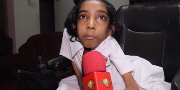 ගතේ හයිය නැතත් හිතේ හයියෙන්  A 9ක් ගත් දිරිය දියණිය! (VIDEO)