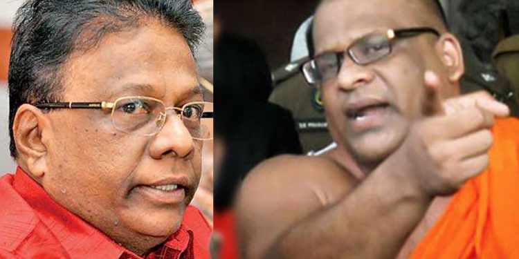 ඥානසාර හිමියන්ට එරෙහිව ඩලස්ට ලියුමක් ඇවිත්!