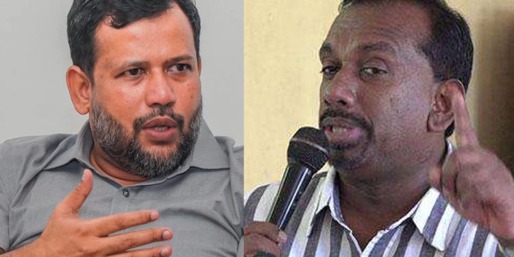සහරාන්ට සල්ලි වියදම් කළේ රිෂාඩ්! ඝාතනවලට වග කියන්න ඕනෑ රිෂාඩ්! මරාගෙන මැරෙන මිනිස්සු එක්ක ගනුදෙනු කළා! දුරකතන සංවාදවල යෙදුණා! මහින්දානන්ද රහස් හෙළිකරයි! (VIDEO)