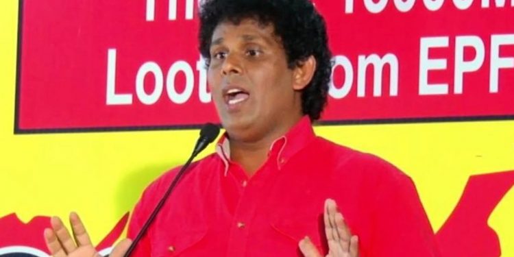 අනුර සජිත්ට ගැහුවට ජවිපෙ වසන්තත් ආණ්ඩුවට වහාම දාලා යන්න කියයි! (VIDEO)