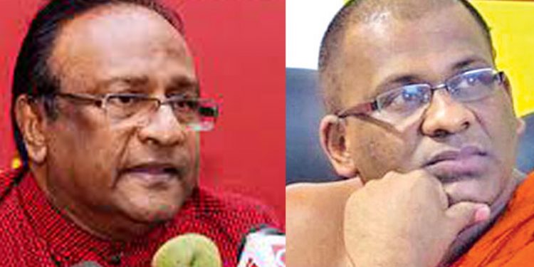 ඥානසාර හිමි අලුත් වැඩකට අත ගහයි! සරත් වීරසේකරත් සෙට් වෙයි! (VIDEO)