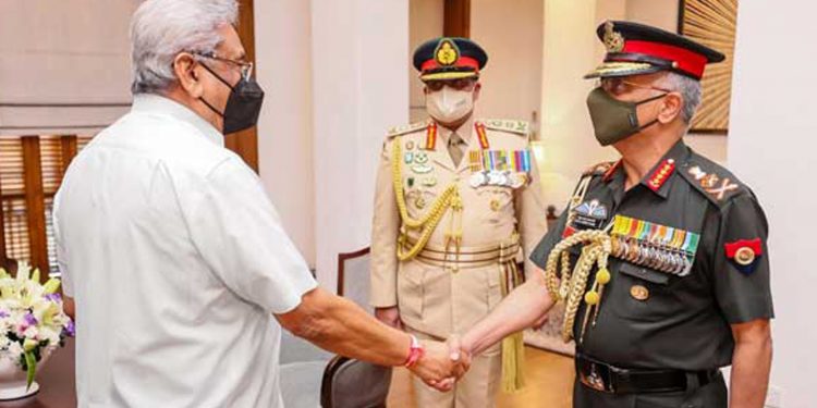 ඉන්දීය හමුදාපති ගෝඨා හමුවෙයි!