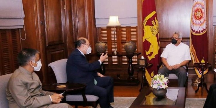ජනපති ඉන්දීය ‌ලේකම් හමුවෙයි! පැය භාගයක සාකච්ජාවක්!
