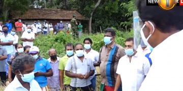 ගොවියන්ට වෙච්ච විනාශය බලන්න සජිත් කුඹුරට බහී! නීතීඥයොත් දෙන්න පොරොන්දු වෙයි! (VIDEO)