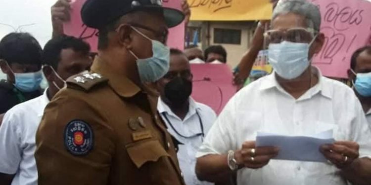 ෆීල්ඩ් මාෂල්ට කිරිබත්ගොඩදී පොලිසිය දුන් නියෝගය! (PHOTOS & VIDEO)